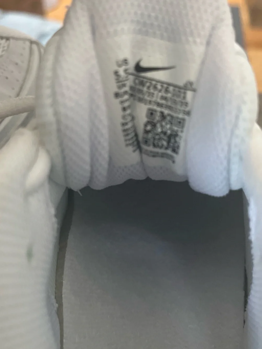 Nike Women’s White and Silver Athletic Shox Sneakers